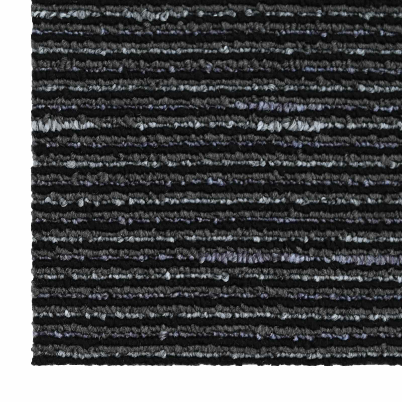 Preproga ploščica Pasma Črna 50 x 50 cm 4 pcs PP in Bitumen - slika 6