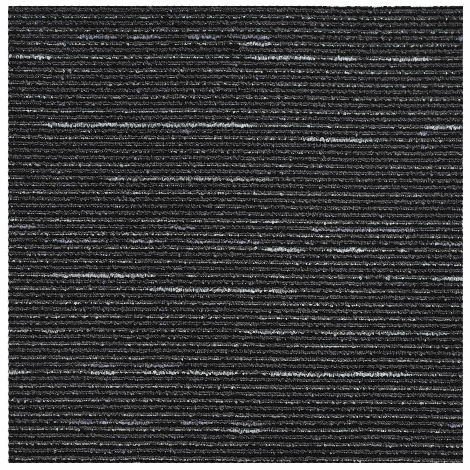 Preproga ploščica Pasma Črna 50 x 50 cm 4 pcs PP in Bitumen - slika 5