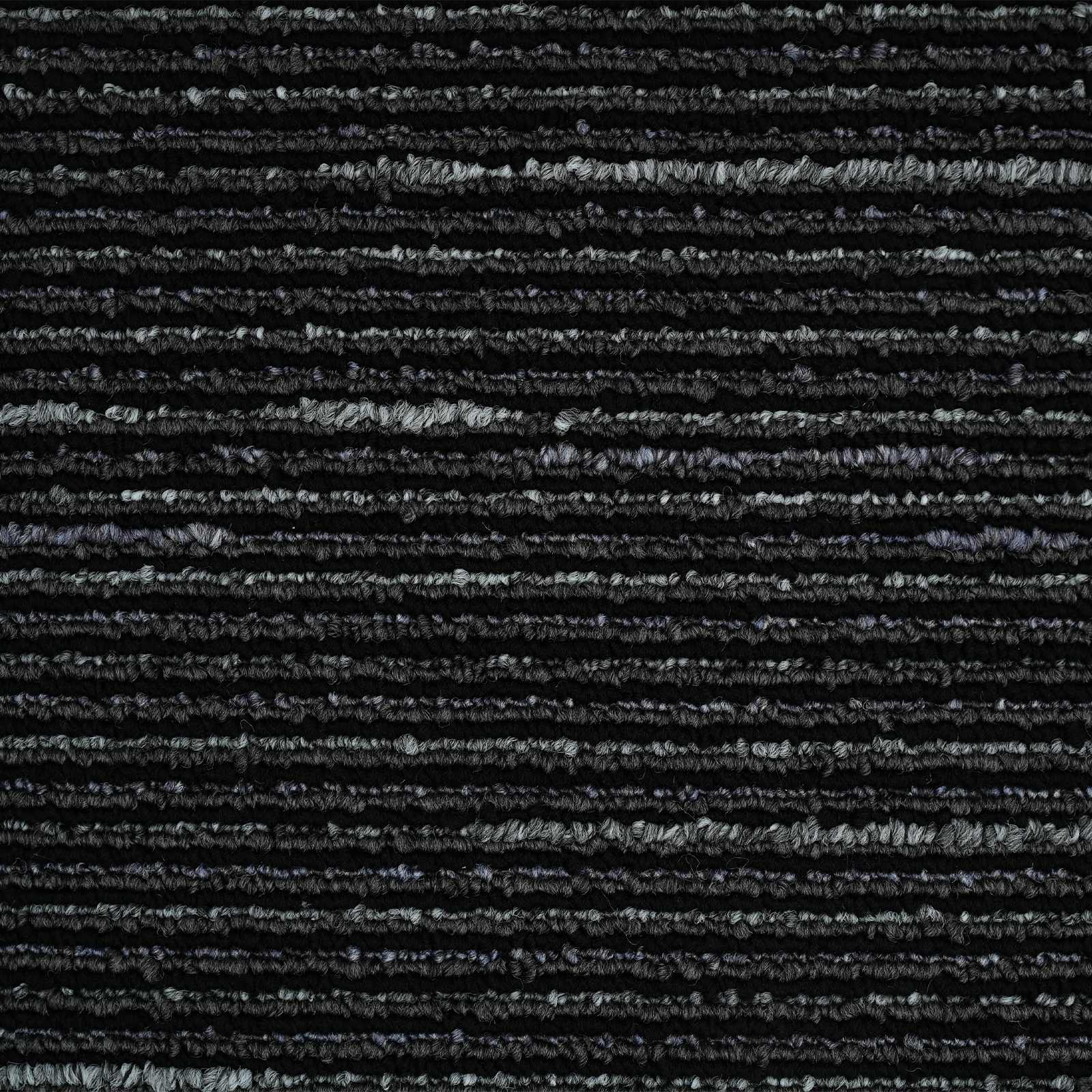 Preproga ploščica Pasma Črna 50 x 50 cm 36 pcs PP in Bitumen - slika 7