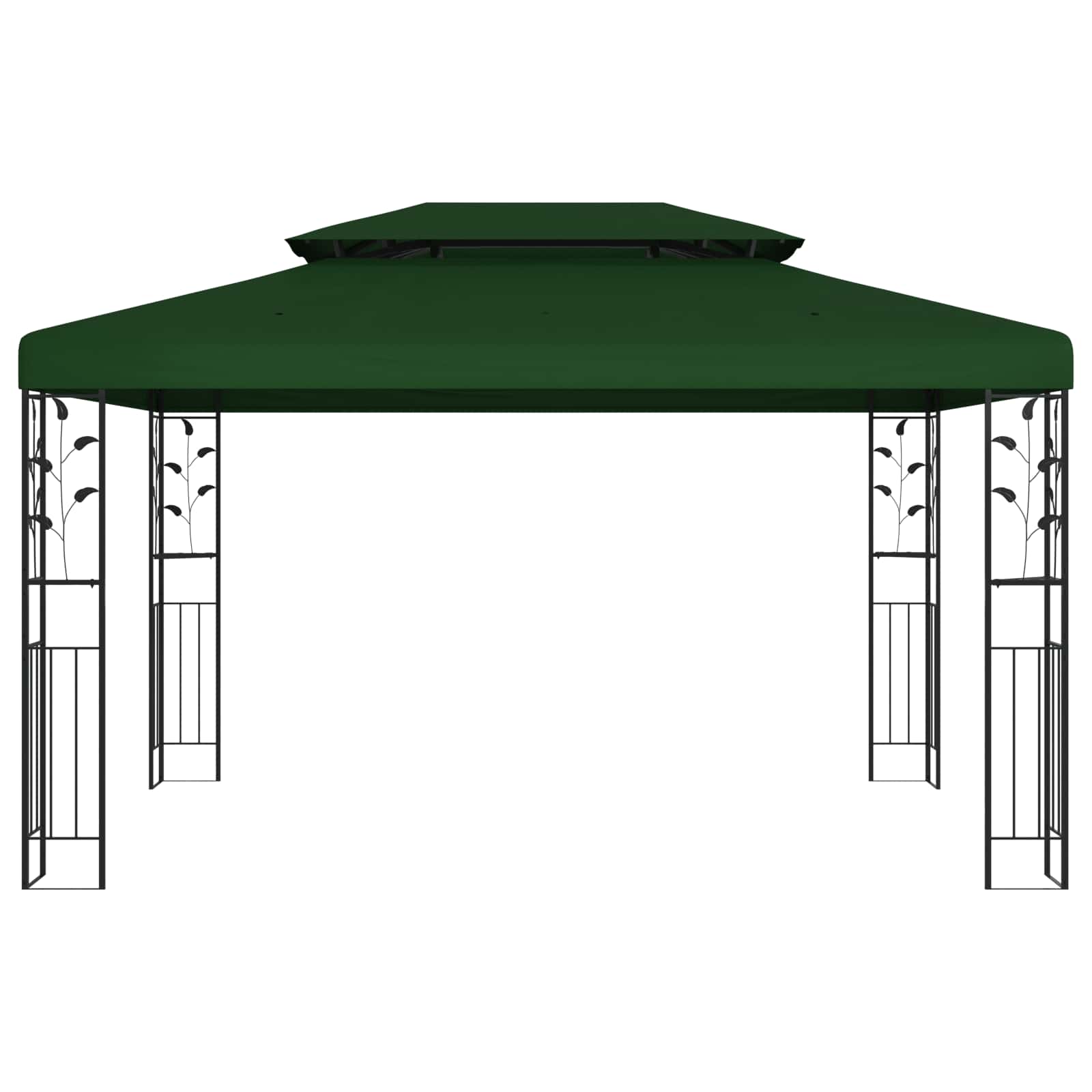 Prieel 3,97 x 2,96 x 2,68 m Groen Polyester en staal image 2