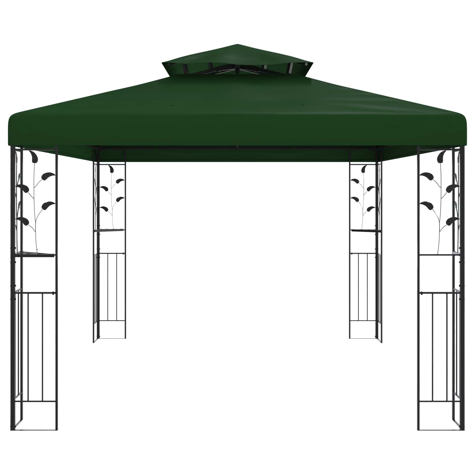 Prieel 3,97 x 2,96 x 2,68 m Groen Polyester en staal image 3
