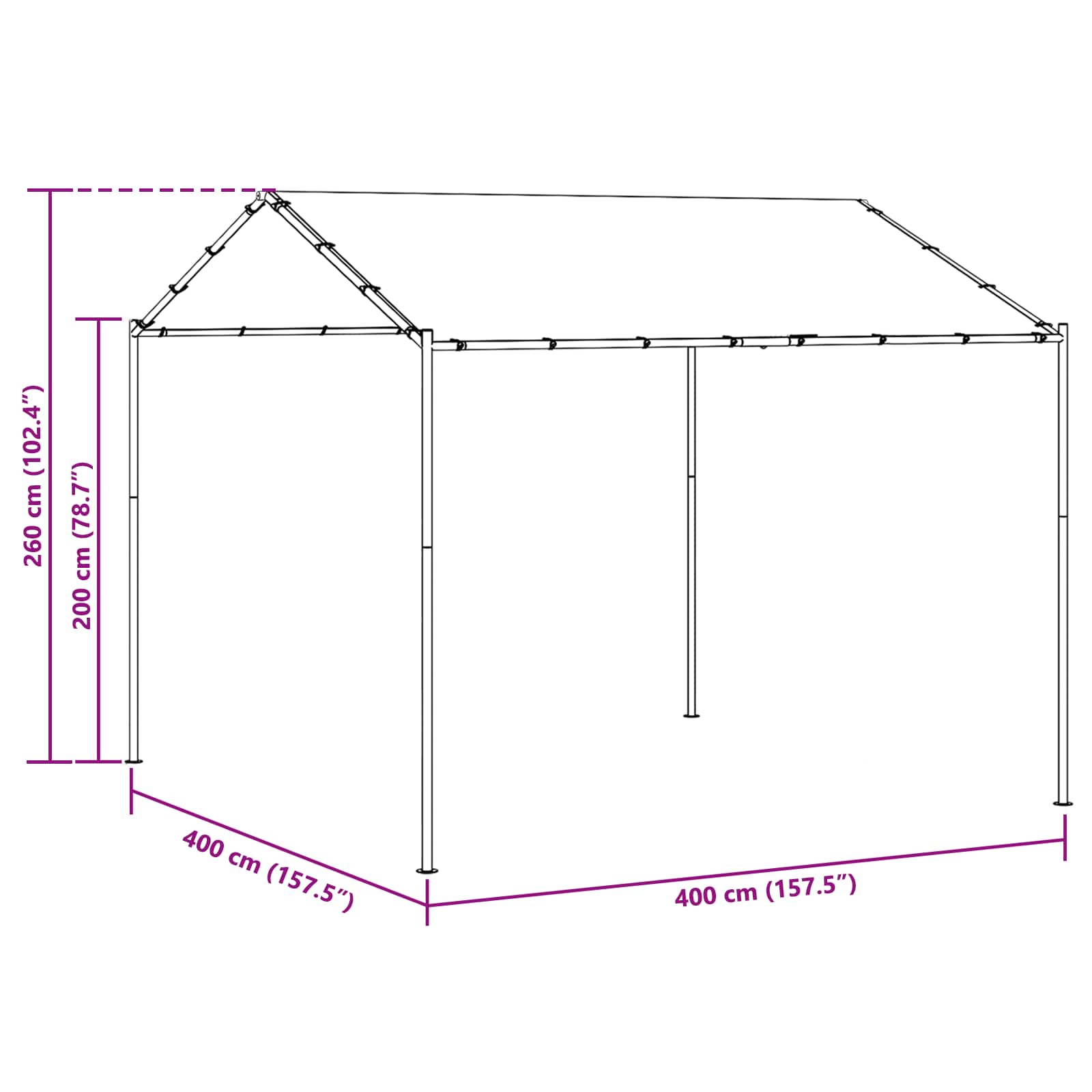 Gazebo size guide