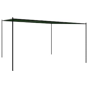 vidaXL Paviljon 4 x 3,98 x 2,67 m Roheline Pol&uuml;ester ja teras