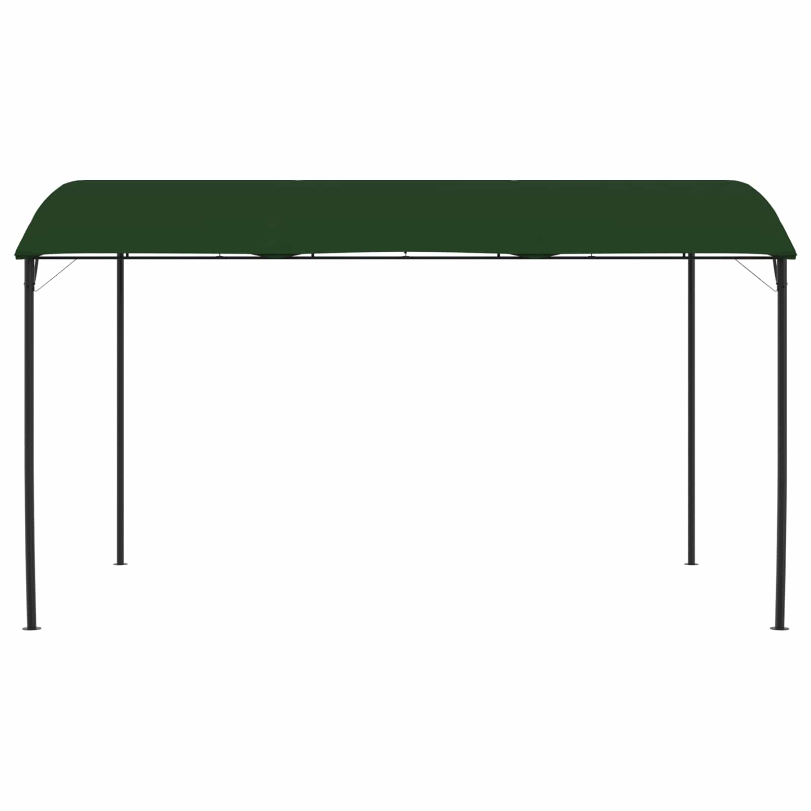 Prieel 4 x 3 x 2,55 m Groen Stof en Aluminium 180 image 2