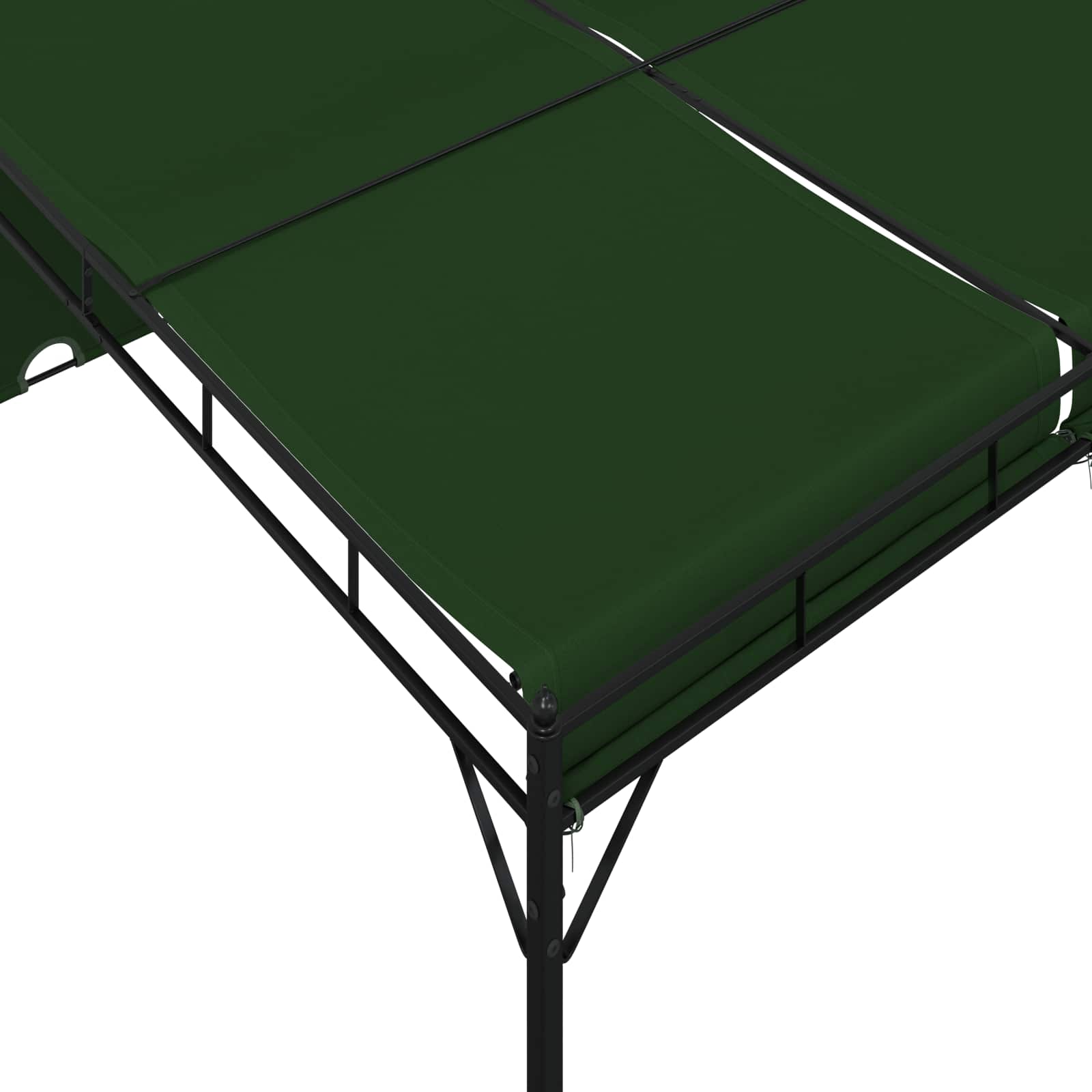 Prieel 4 x 3 x 2,3 m Groen Polyester en staal image 6