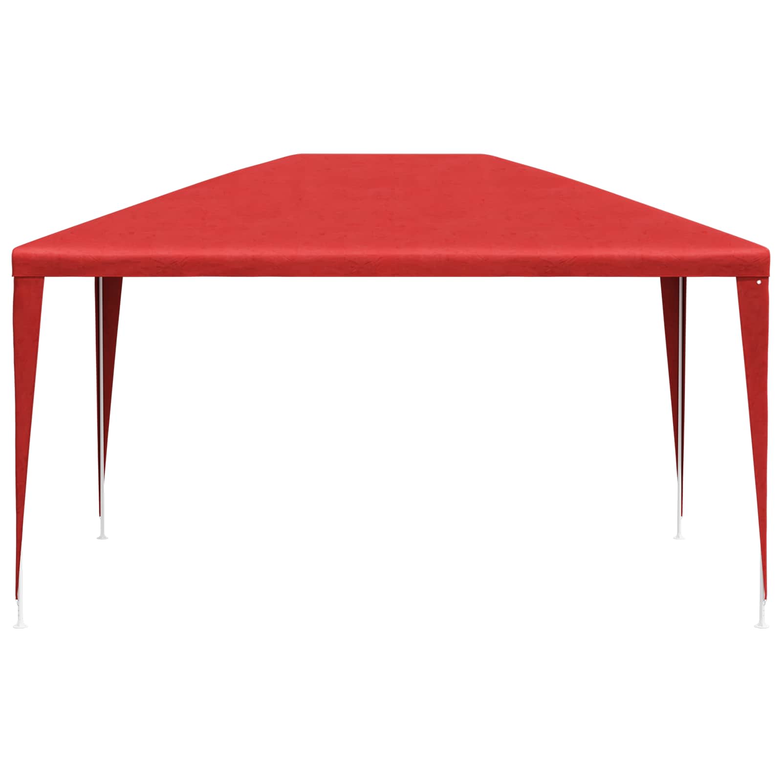 Partytent Rood 400 x 300 x 255 cm PE en staal image 3