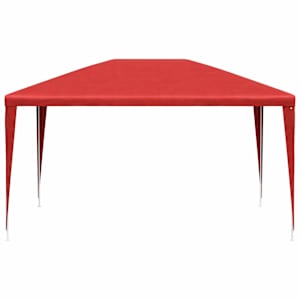 Party Stan 400 x 300 x 255 cm Červená PE a ocel - obrázek 3