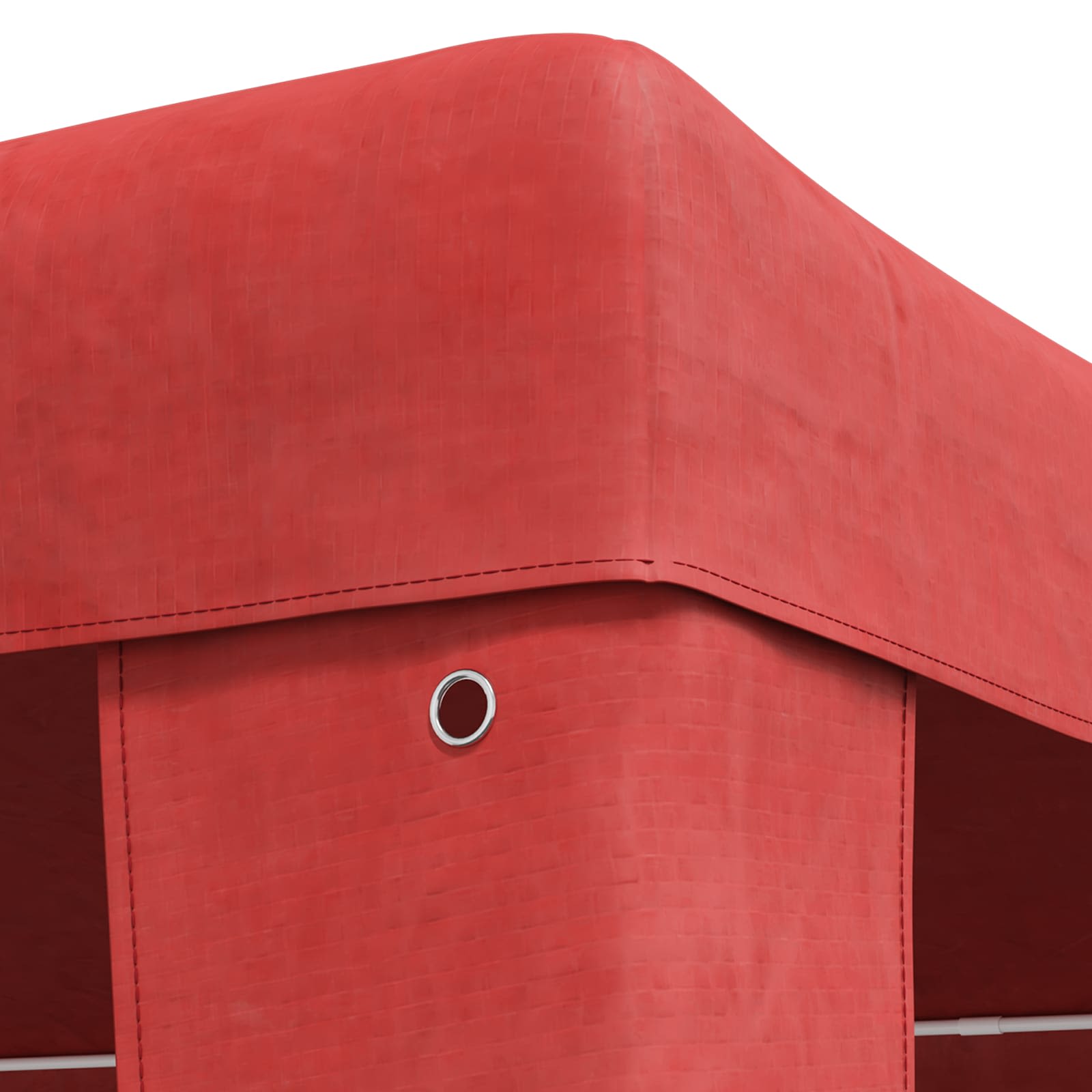 Partytent Rood 600 x 300 x 255 cm PE en staal image 4