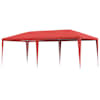 vidaXL Pidutelgid Punane 600 x 300 x 255 cm PE ja teras