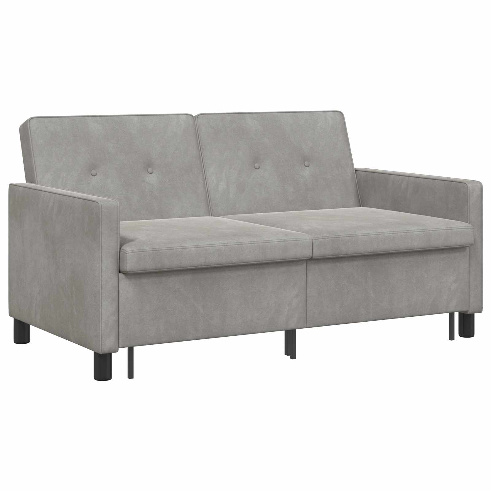 vidaXL Sofa postelja Svetlo zelena Blago - slika 5