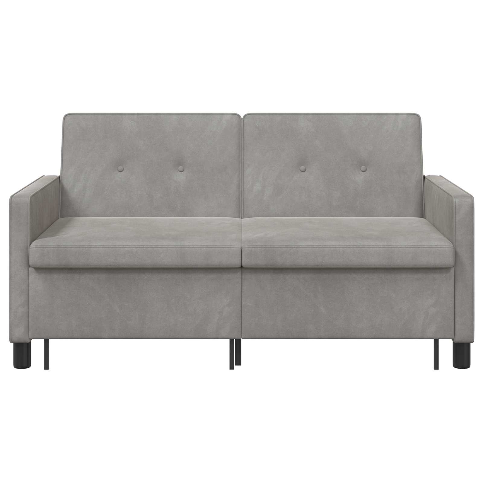 vidaXL Sofa postelja Svetlo zelena Blago - slika 7