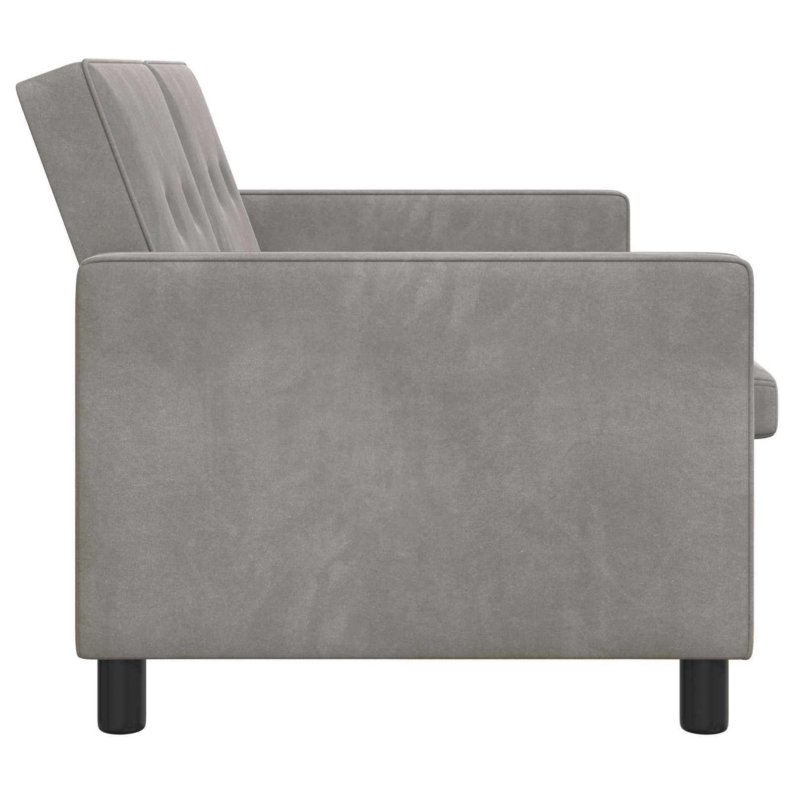 vidaXL Sofa postelja Svetlo zelena Blago - slika 8