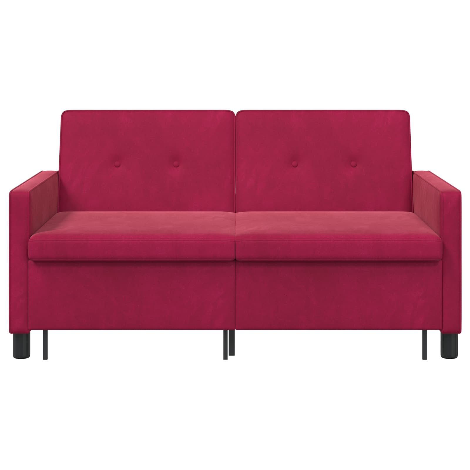 Sofa postelja Vinorodna rdeča Blago - slika 7