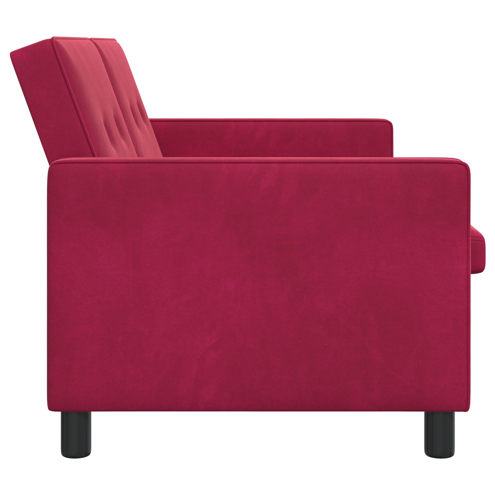 Sofa postelja Vinorodna rdeča Blago - slika 8