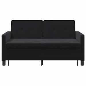 Pohovka na spaní Černá Textil - obrázek 7