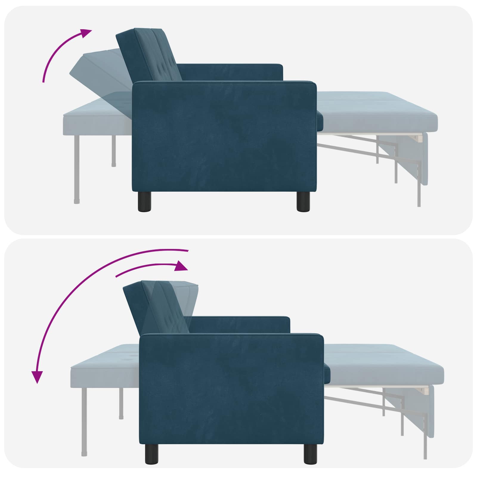 Sofa postelja Modra Blago - slika 11