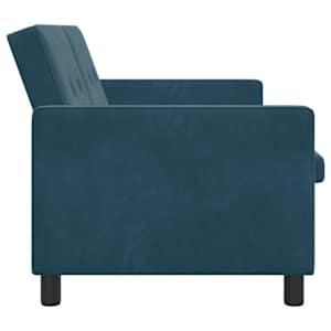 Pohovka na spaní Modrá Textil - obrázek 8