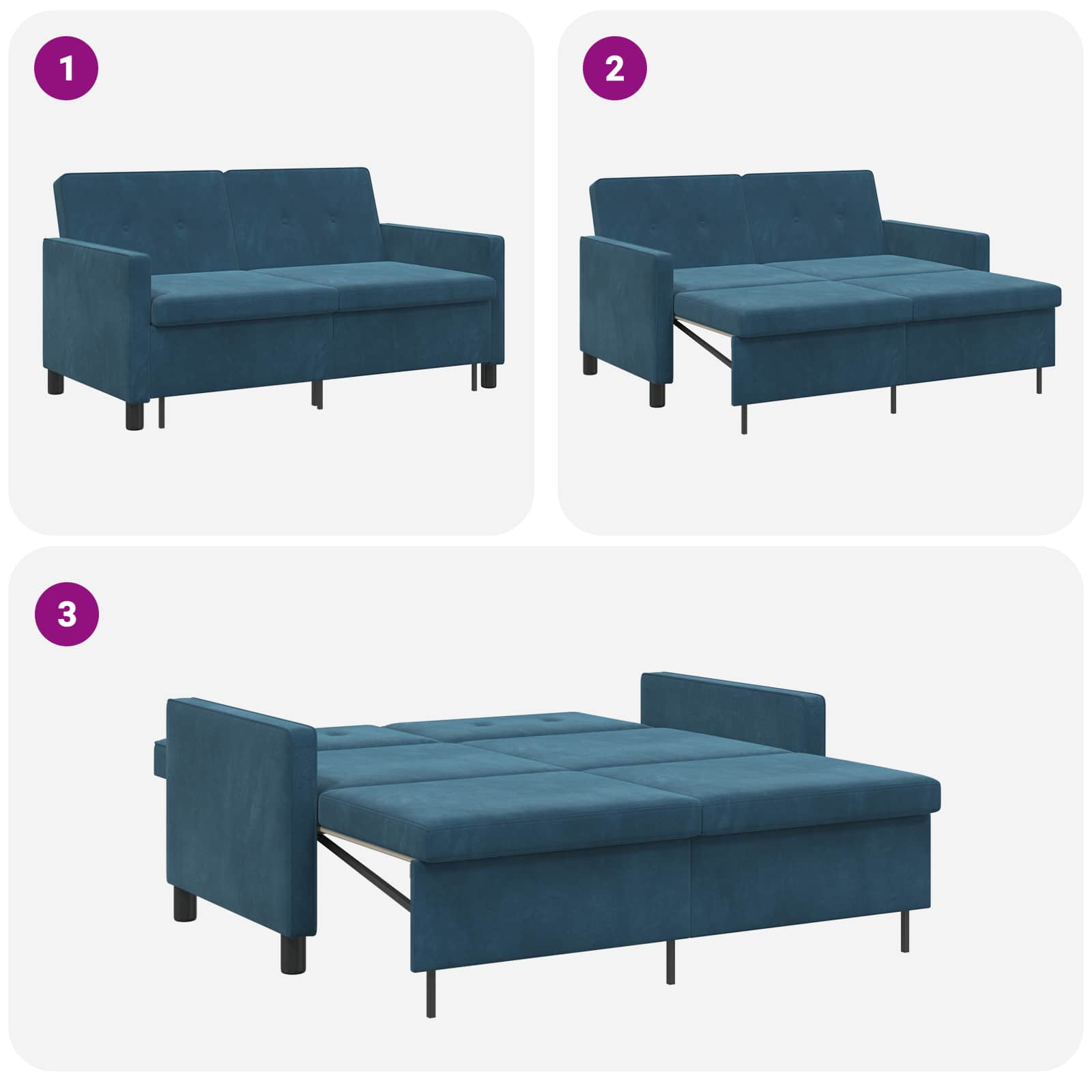 Sofa postelja Modra Blago - slika 12