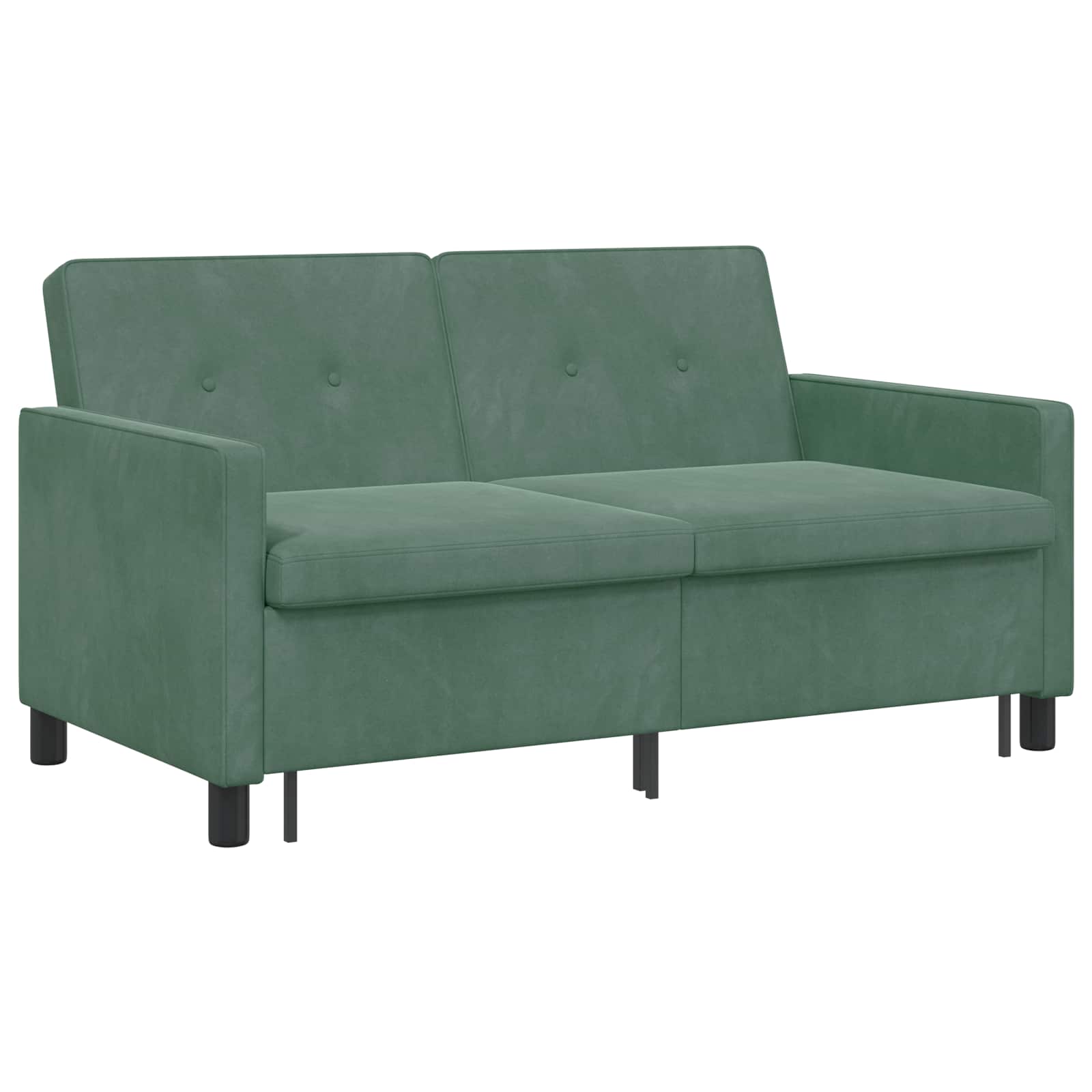 vidaXL Sofa postelja Morsko zelena Blago - slika 5