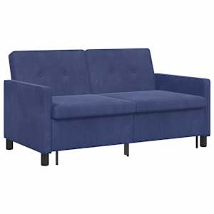 Pohovka na spaní Policová modrá Textil - obrázek 5