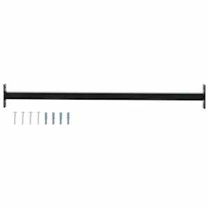 Nastavljiva varnostna palica za okna Črna 710 -1200 mm Jeklo