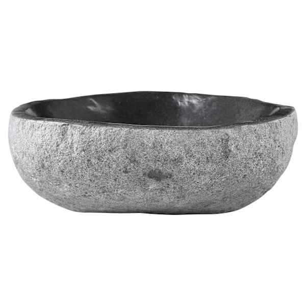 vidaXL Basin Ovaalne Hall (32-37) x (27-30) x 12 cm J&otilde;e kivi