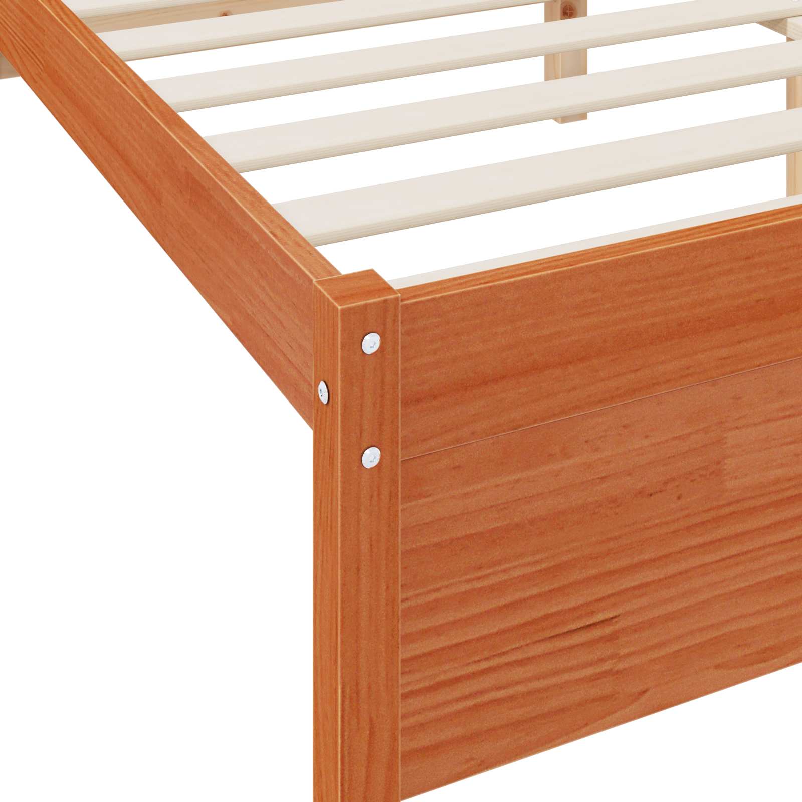 Boekenkast Bed met hoofdeinde met opslag Massief Vurenhout image 10