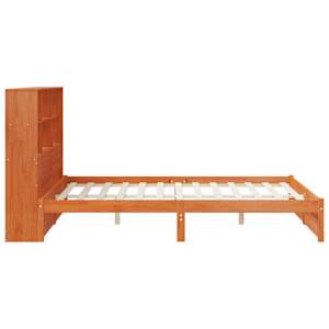 Postelový rám s úložným čelem Voskově Hnědá 140 x 190 cm - obrázek 7