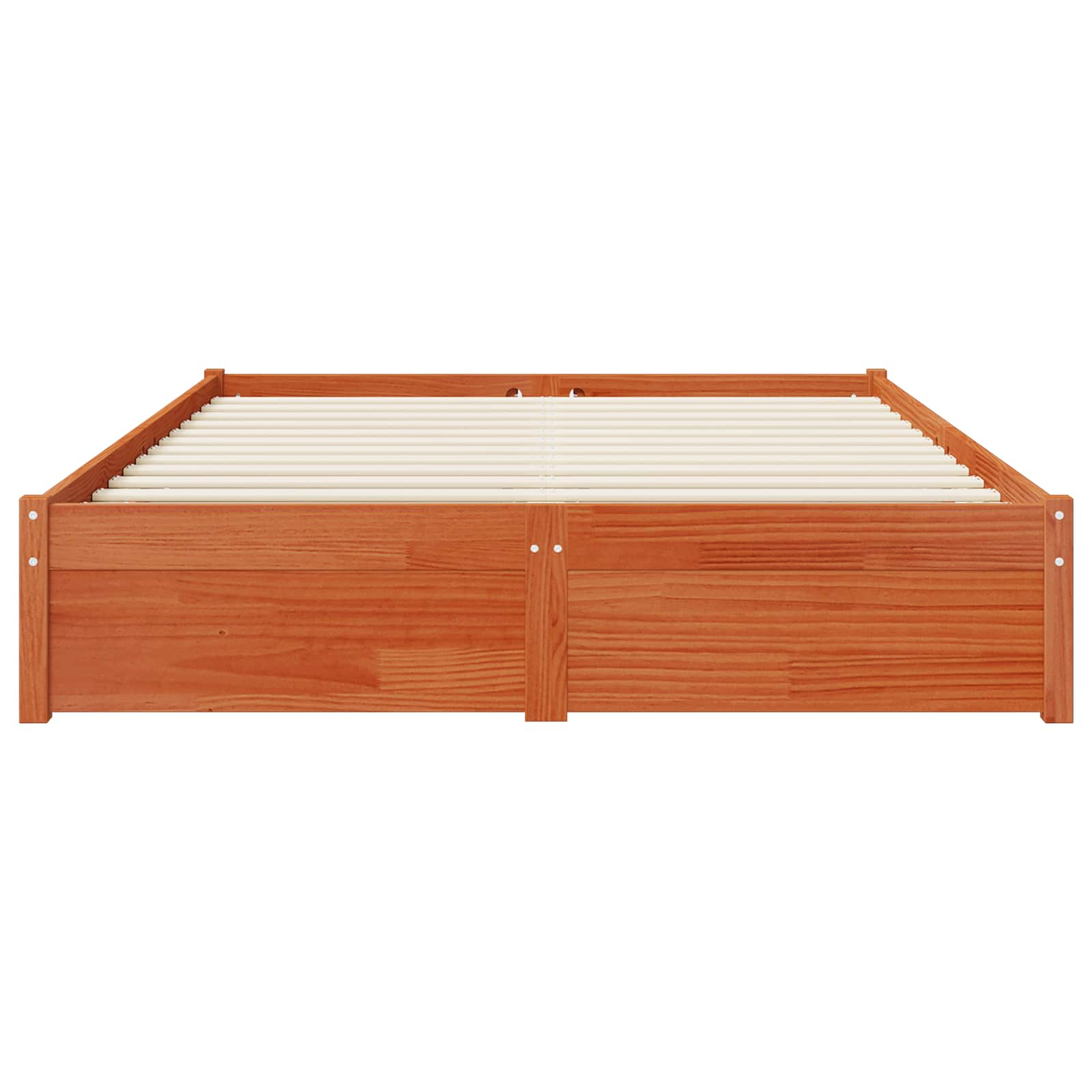 Bedframe met lade met opslag Wasbruin Massief Vurenhout image 6