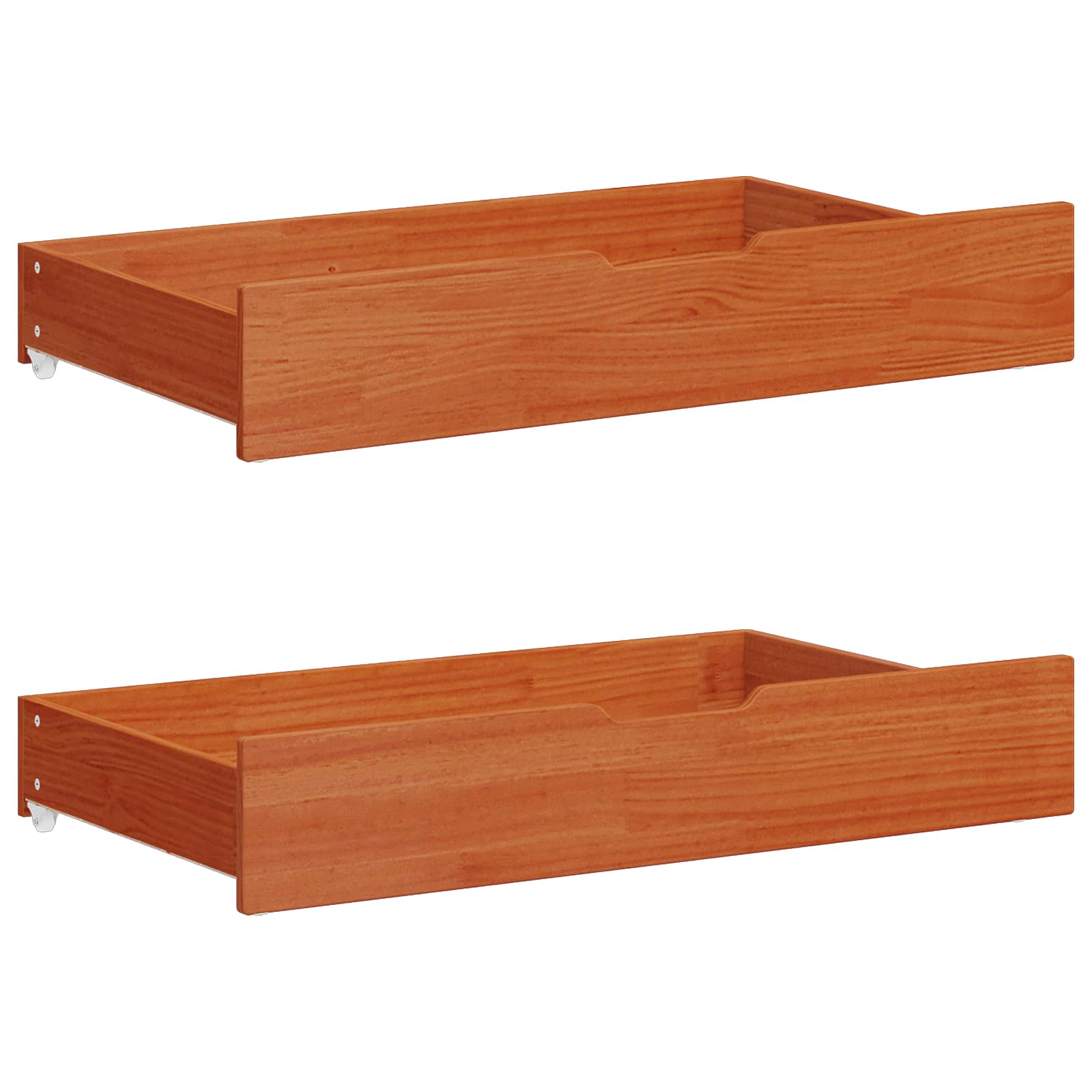 Bedframe met lade met opslag Wasbruin Massief Vurenhout image 4