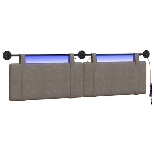 vidaXL Rippuv voodipeats Hall Antiik PU