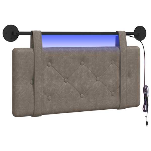vidaXL Rippuv voodipeats Hall Antiik PU