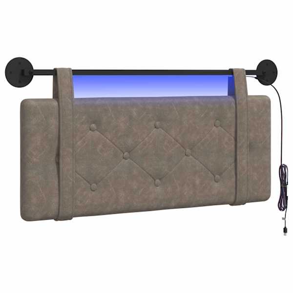 vidaXL Rippuv voodipeats Hall Antiik PU