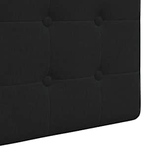 Závěsné čelo postele S LED osvětlením Černá Textil - obrázek 9
