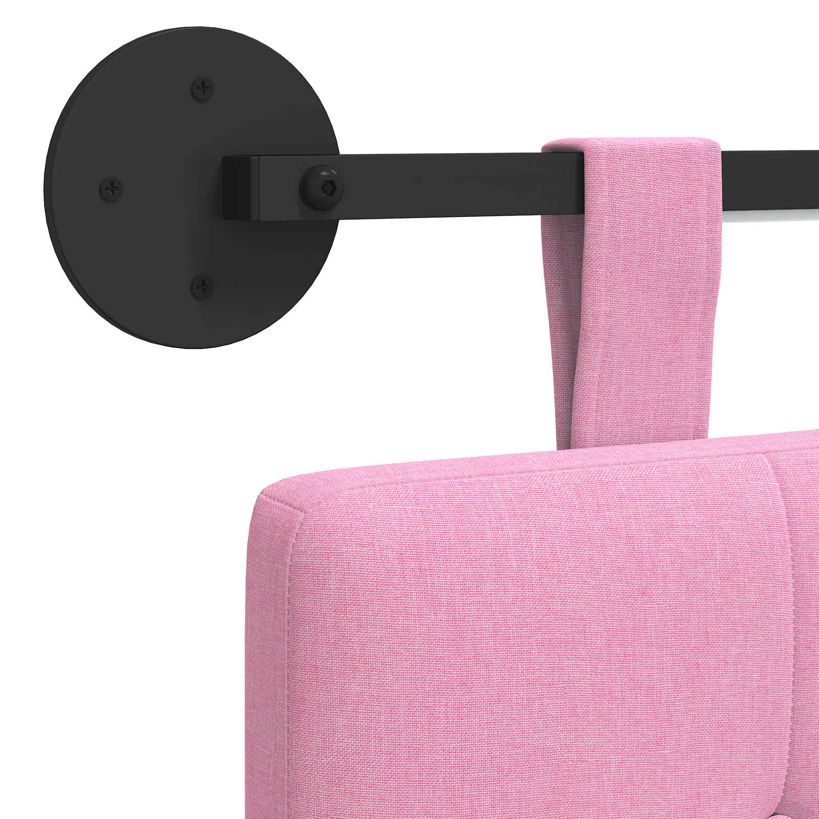 vidaXL Hängendes Kopfteil Rosa Stoff – Bild 10