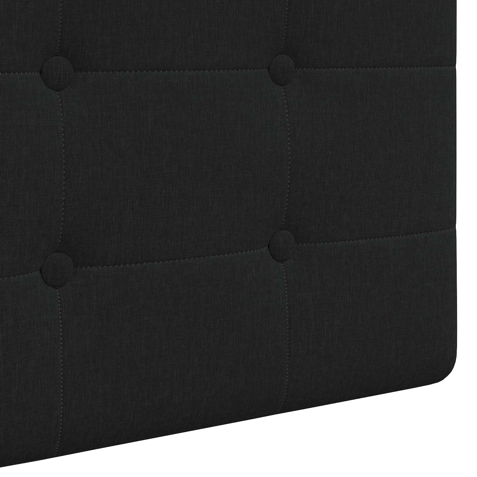 vidaXL Hängendes Kopfteil Schwarz Stoff – Bild 9