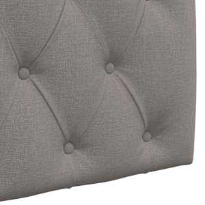 Závěsné čelo postele S LED osvětlením Taupe Textil - obrázek 9