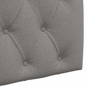 Závěsné čelo postele S LED osvětlením Taupe Textil - obrázek 9
