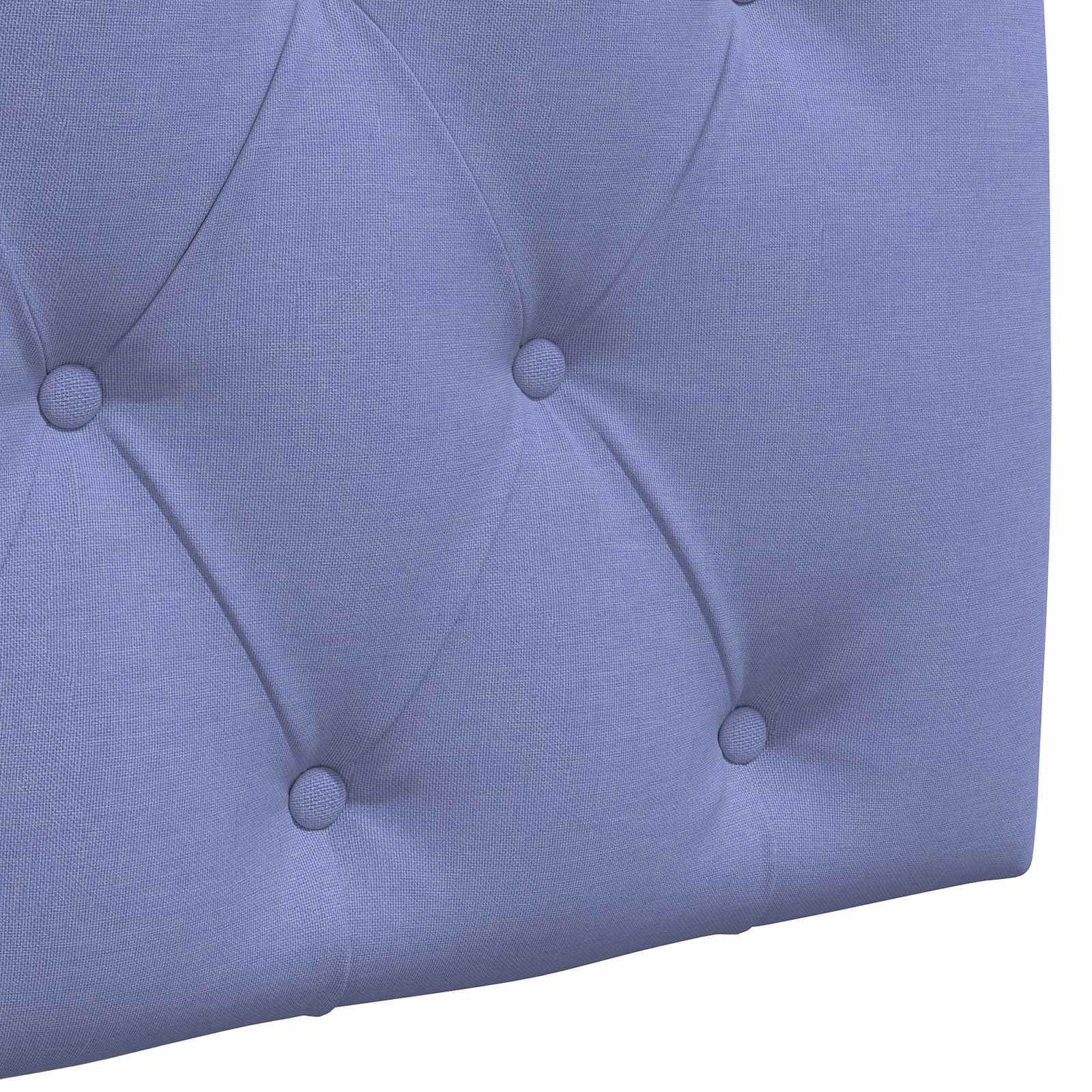 vidaXL Hängendes Kopfteil Jeans blau Stoff – Bild 9