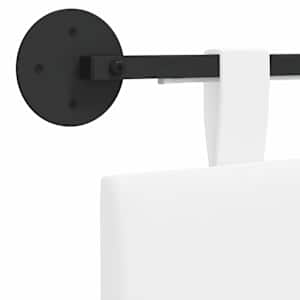 Závěsné čelo postele S LED osvětlením Bílá Textil - obrázek 10