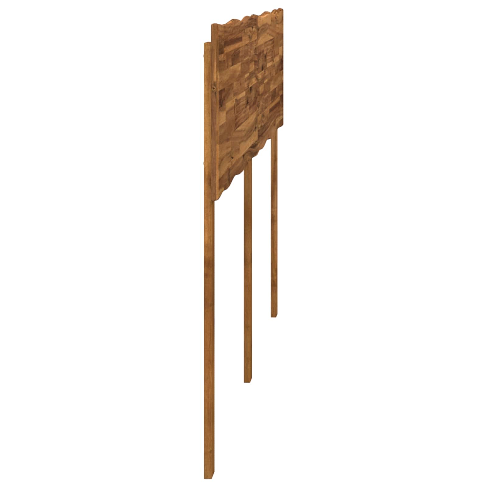 Luonnollinenreunainen sängynpääty ROSTOCK Luonnollinen 200 cm - Image 3