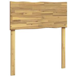 vidaXL Naturaalse servaga voodipeats ROSTOCK Valge 100 cm
