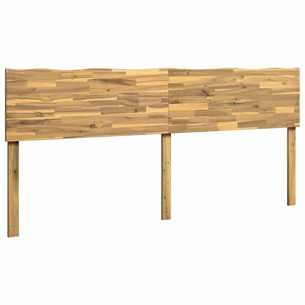 vidaXL Naturaalse servaga voodipeats ROSTOCK Valge 180 cm