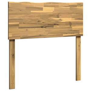 vidaXL Naturaalse servaga voodipeats ROSTOCK Valge 90 cm