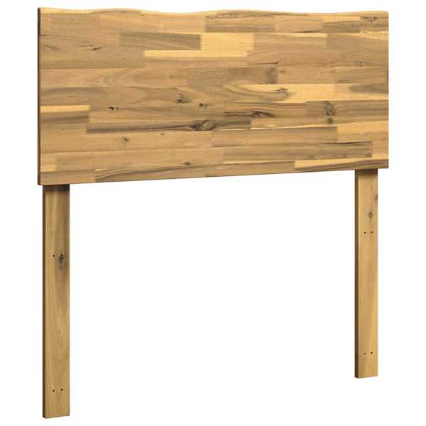 vidaXL Naturaalse servaga voodipeats ROSTOCK Valge 80 cm