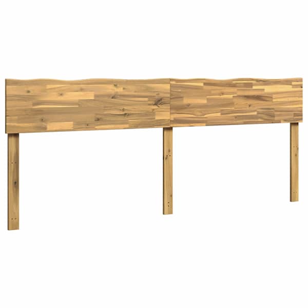 vidaXL Naturaalse servaga voodipeats ROSTOCK Valge 180 cm