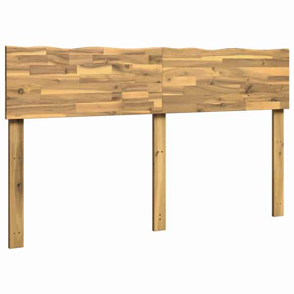vidaXL Naturaalse servaga voodipeats ROSTOCK Valge 160 cm