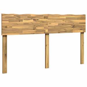 vidaXL Naturaalse servaga voodipeats ROSTOCK Valge 135 cm