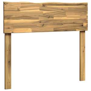 vidaXL Naturaalse servaga voodipeats ROSTOCK Valge 80 cm