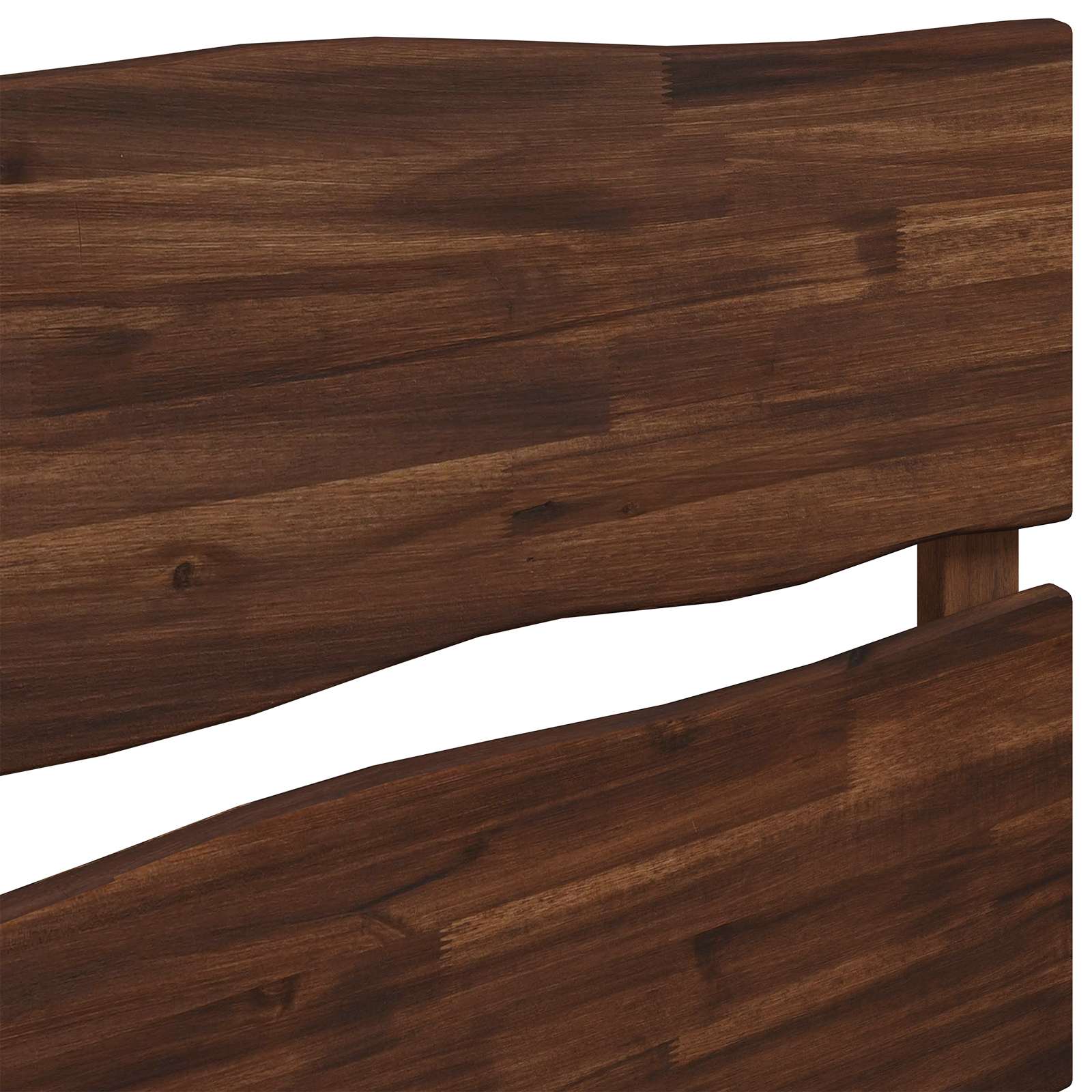 vidaXL Kopfteil mit Live Edge ROSTOCK Dunkelbraun 120 cm – Bild 5